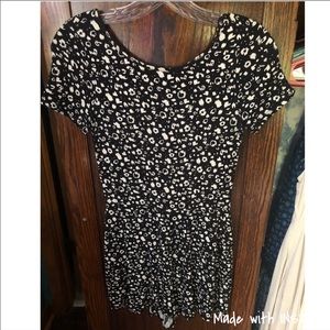 Cheetah print romper